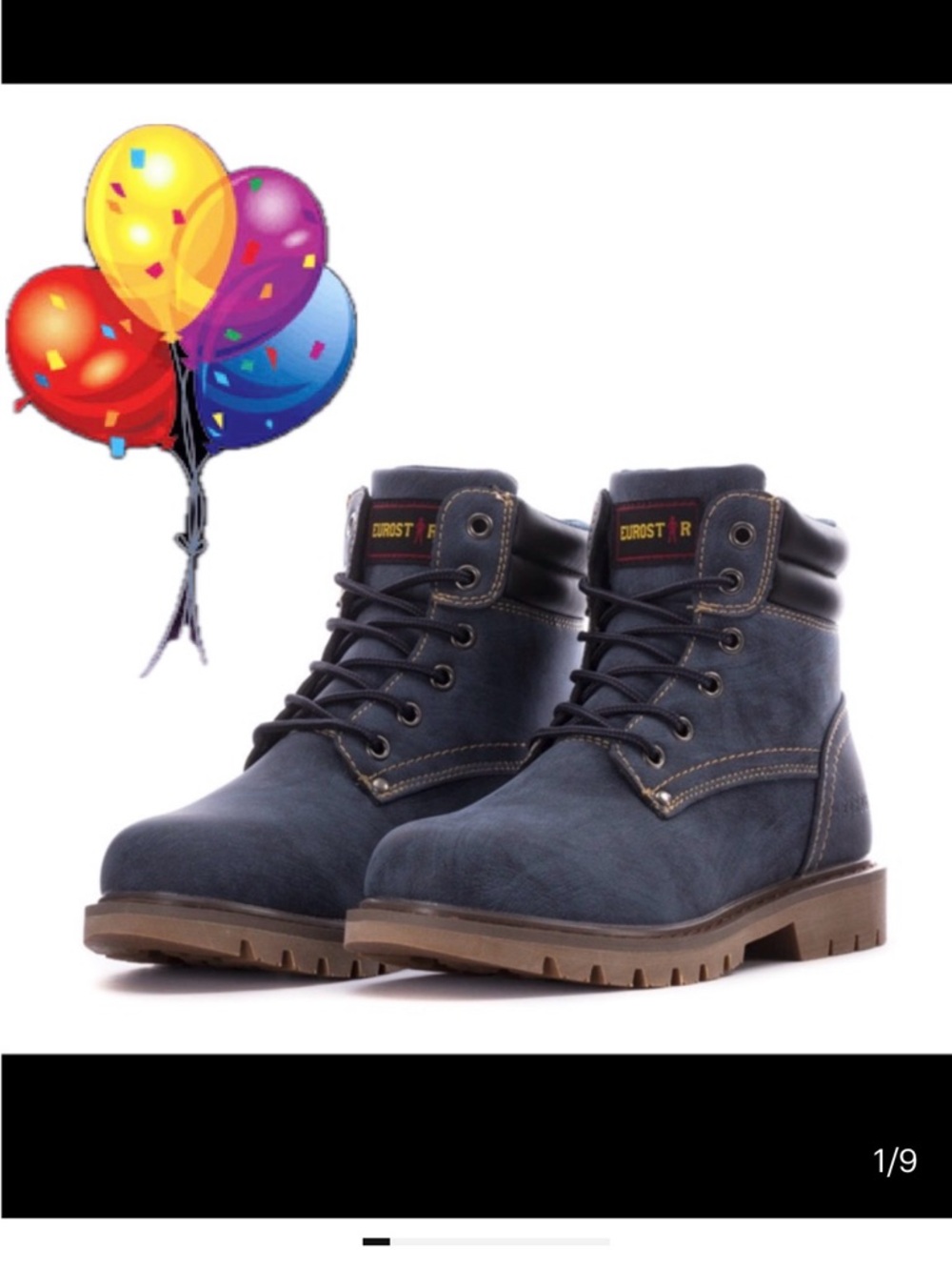 Eurostar Woman’s denim /Jean combat boots , w 7.5  y 5.5 NIB